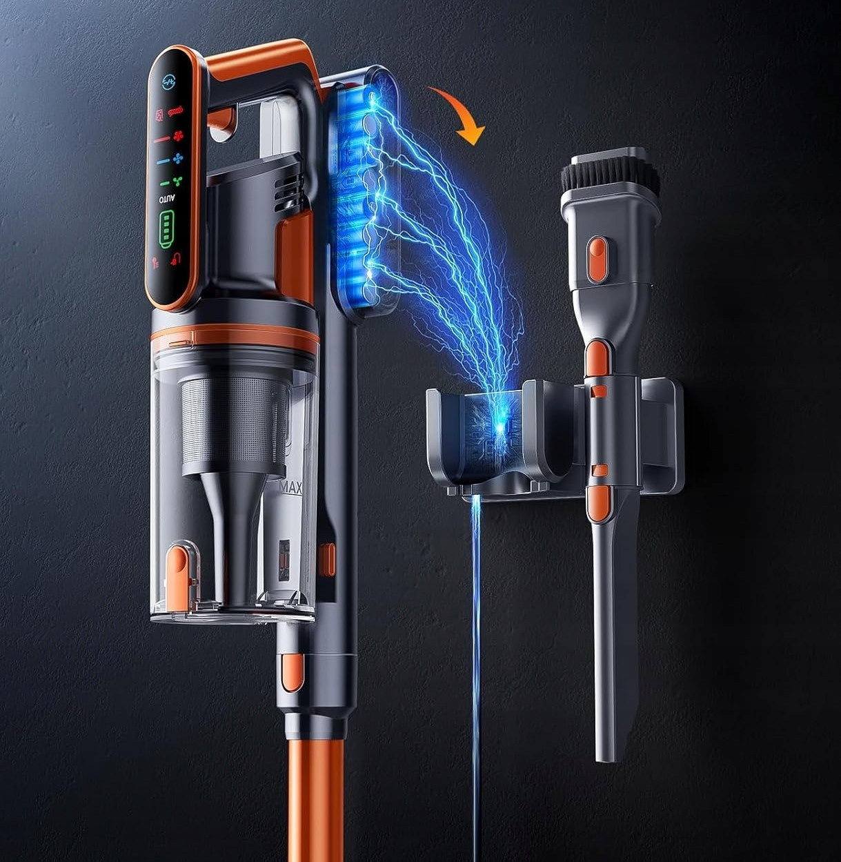 Fieety Cordless Vacuum Cleaner 50kPa 600W 65min Aromatherapy Auto Mode Packaging status original