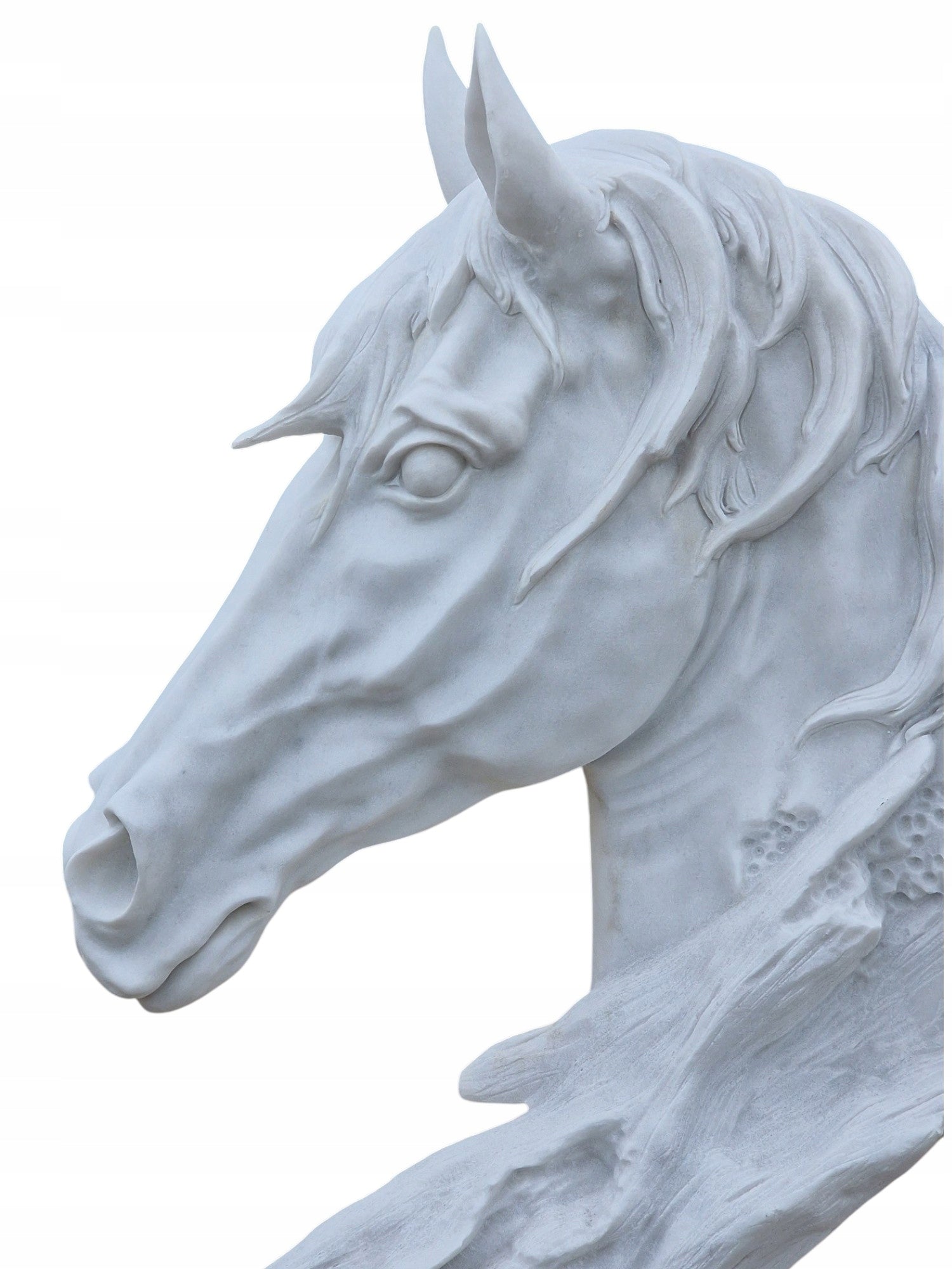 Figure horse head from concrete conglomerate fountain Horse Ag-Bet Product height 130 cm