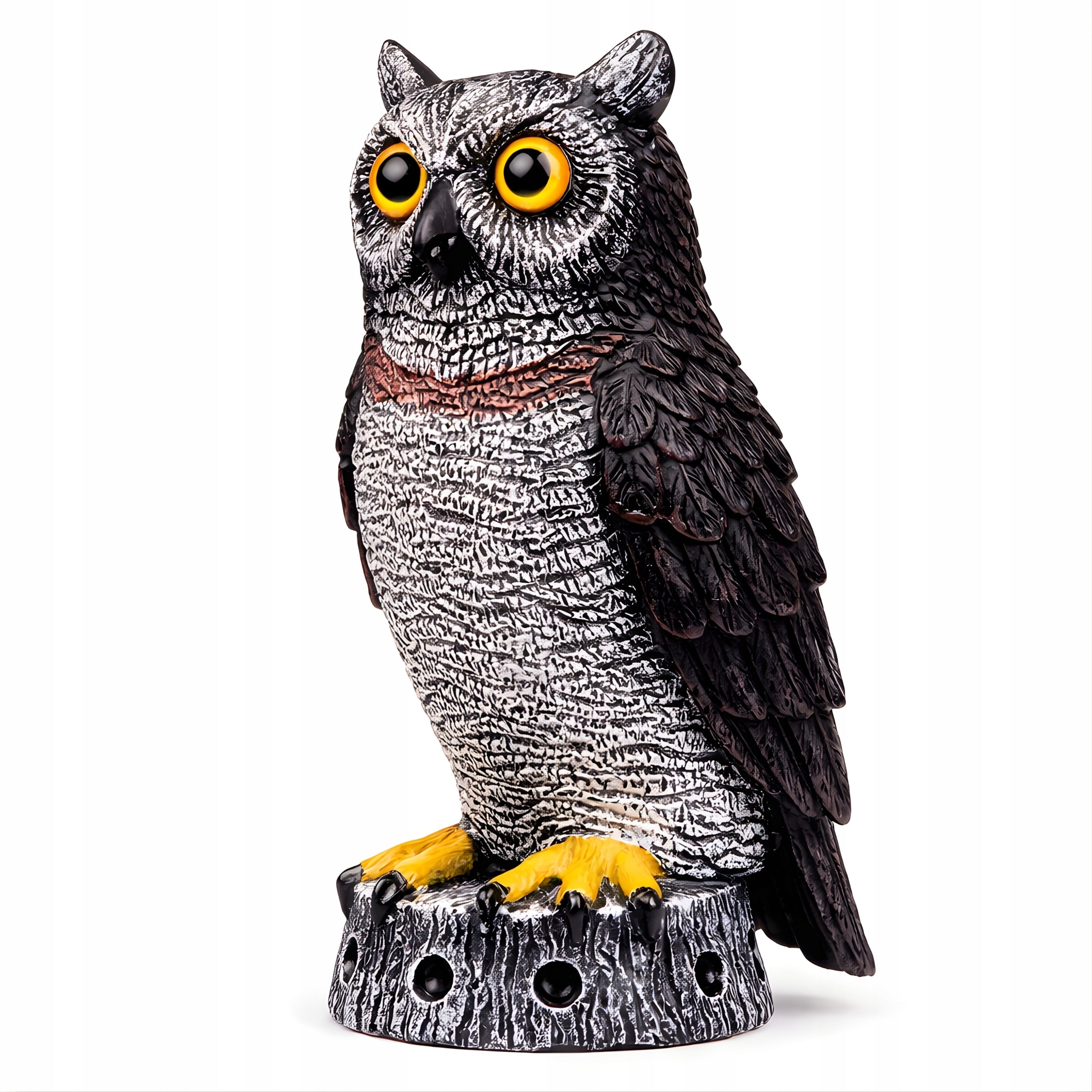 Figurine For Garden Owl Bird Repellent Mice Rodents 35cm