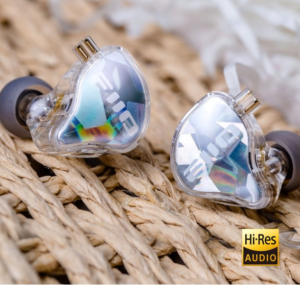 FiiO JD10 - transparent Black - Dynamic in-ear monitors Brand FiiO
