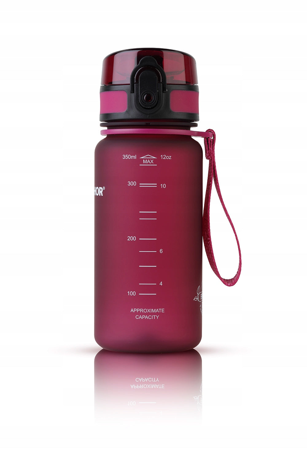 Filter Bottle AQUAPHOR CITY 350 ml + 3 Drinking Water Filters Burgundy Packaging status original