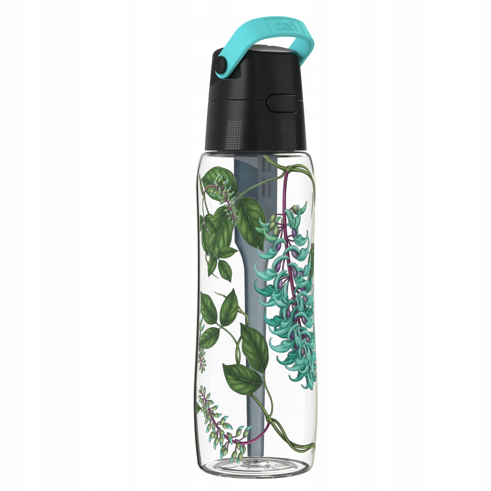Filter Bottle Dafi SOLID 0,7 l Black with Filter Flower UV Printing Brand Dafi