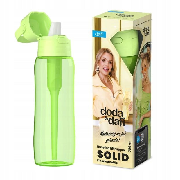 Filter Bottle Dafi Solid DODA 0,7 Pistachio Dyed with 1 Filter