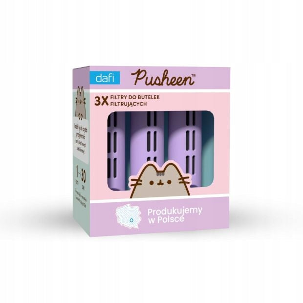 Filter Bottle Dafi x PUSHEEN SOLID 0,5 4x Lavender Filter Manufacturer code E.BUT.SOLID.0.5.4W.PS.TAM.LAV
