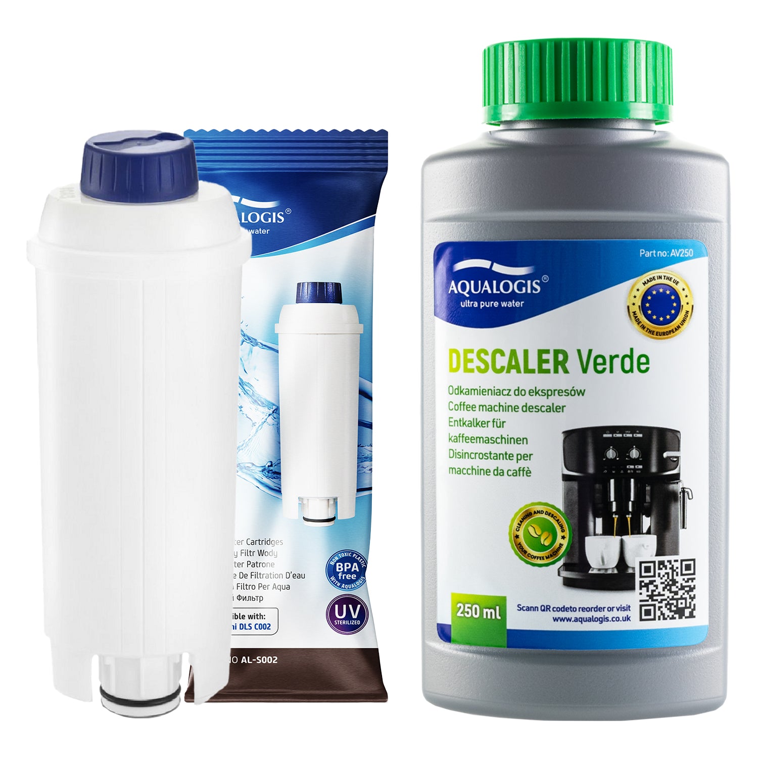 Filter For Delonghi AL-S002 + Descaler 250ml