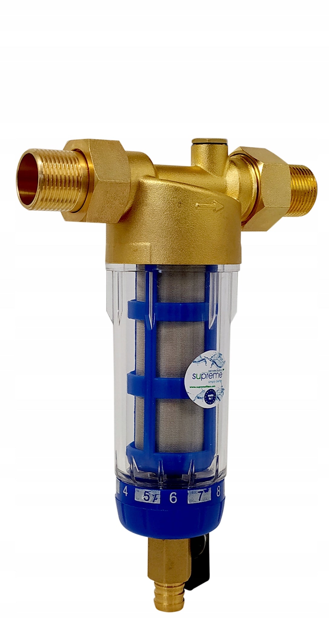 Filter H103-O SUPREME mechanical with drain valve 40-60 micron