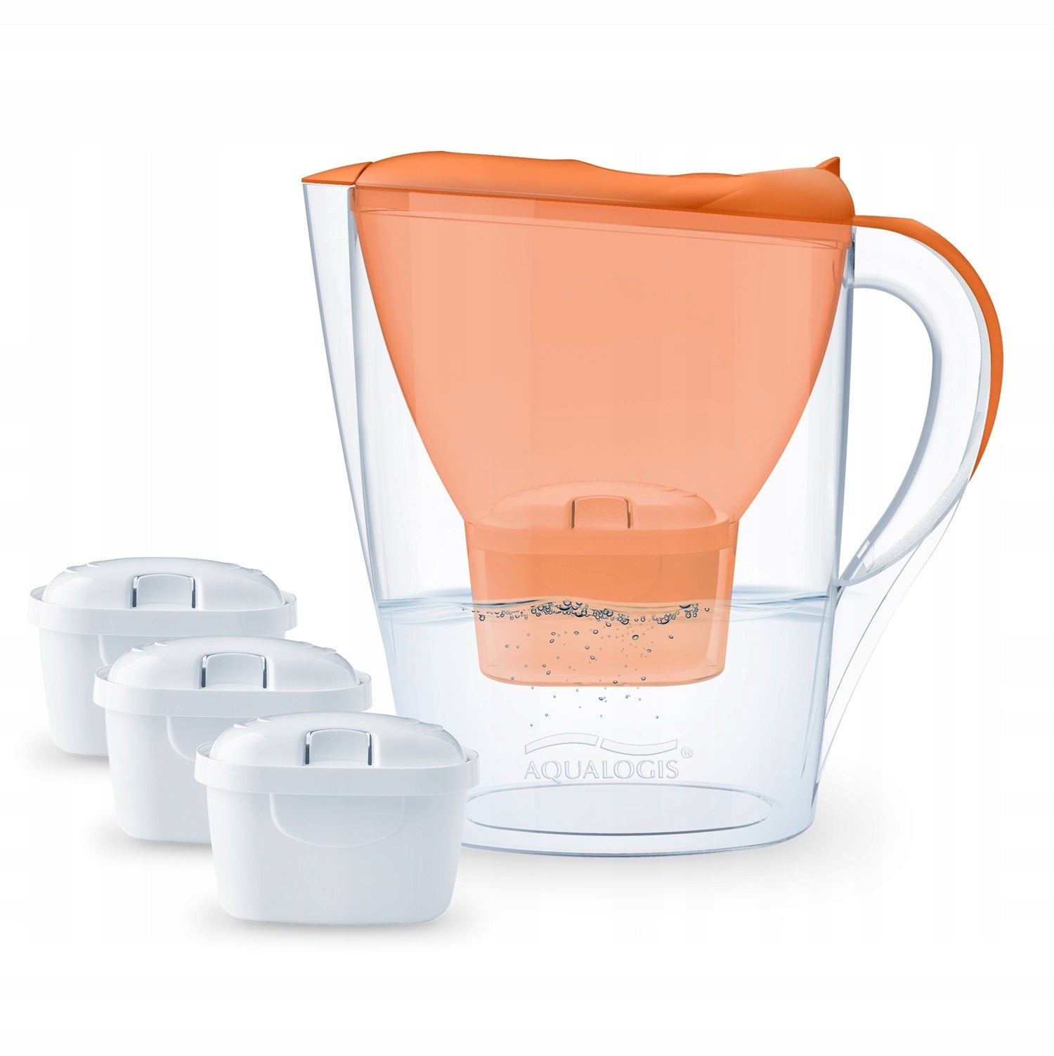 Filter Jug Aqualogis Harmony Orange, 2+1 Filters EAN (GTIN) 5906501113674