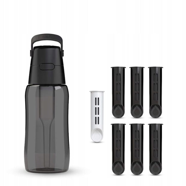 Filter Water Bottle 0,5l Dafi SOLID Black Dyed 7 Filters