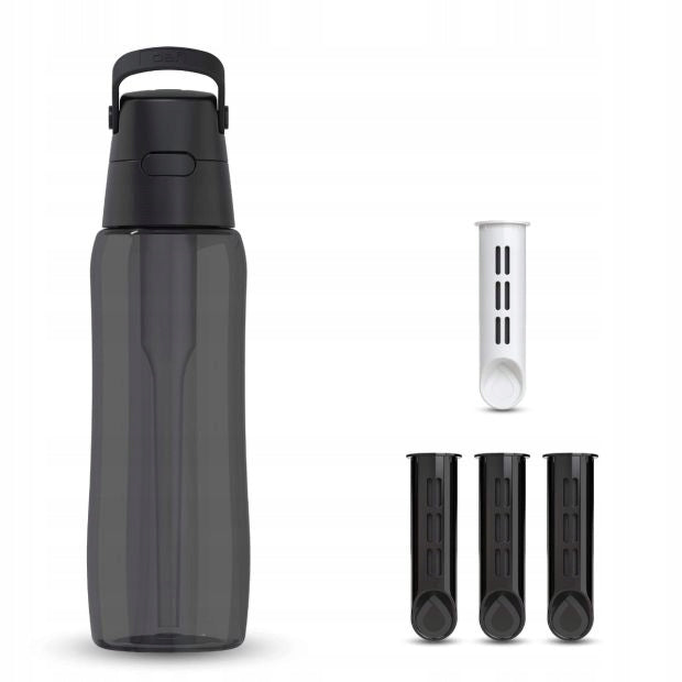Filter Water Bottle 0,7l Dafi SOLID Black Dyed 4 Carbon Filters