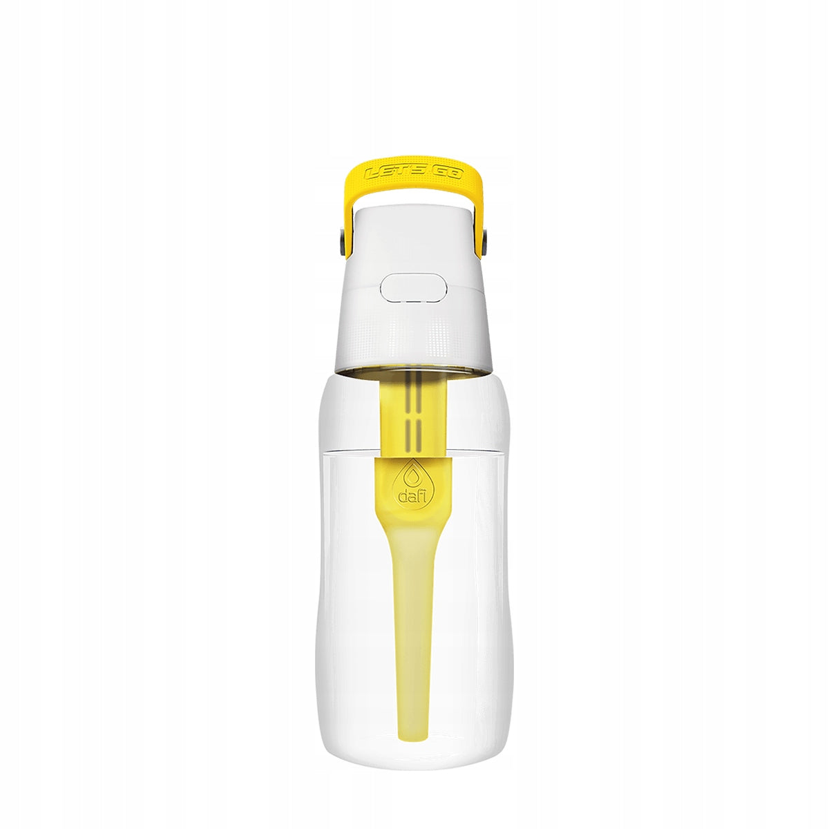 Filter Water Bottle Dafi 0,5 l Lemon with 2 Carbon Filters Packaging status original