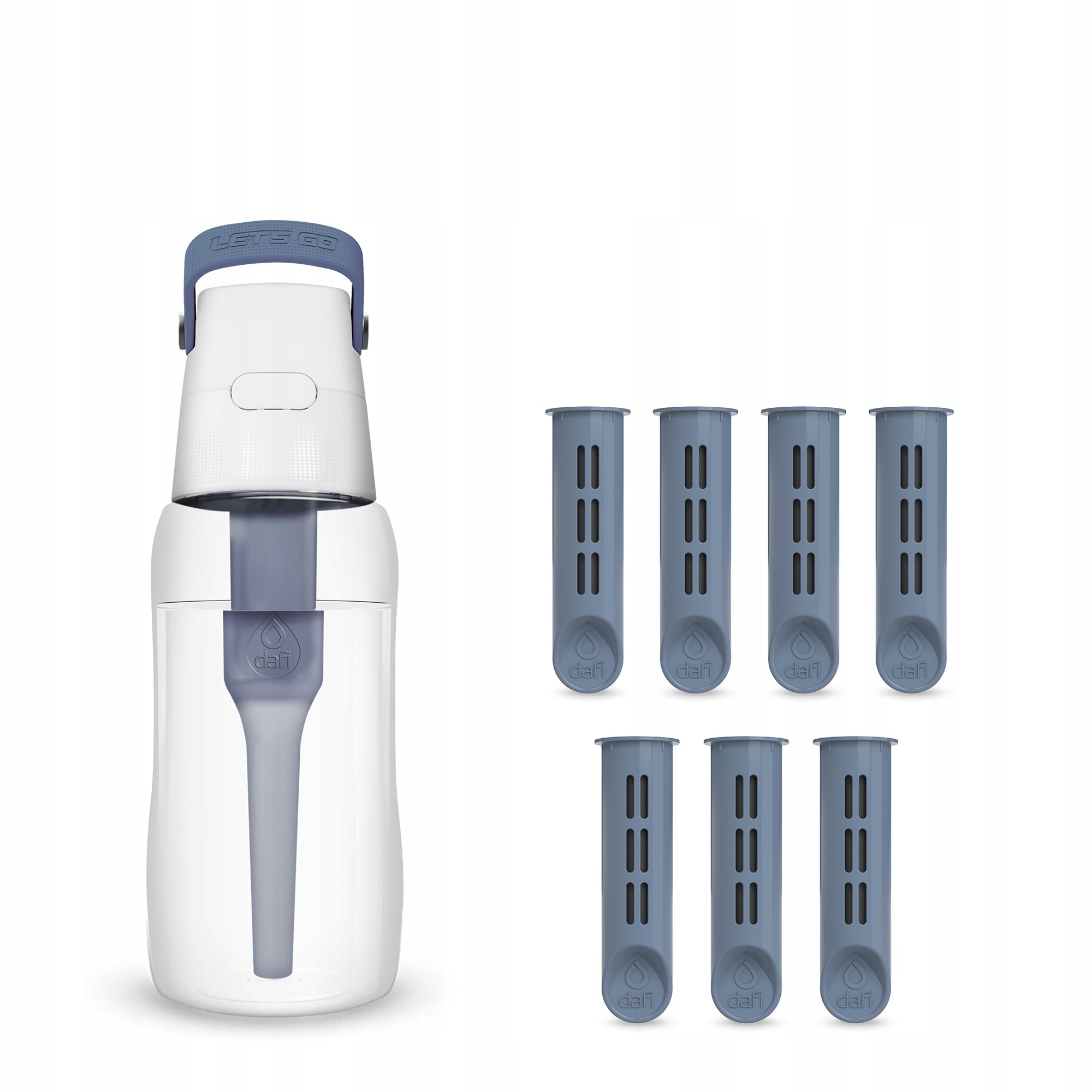 Filter Water Bottle Dafi 0,5l SOFT Jeans 7 Carbon Filters
