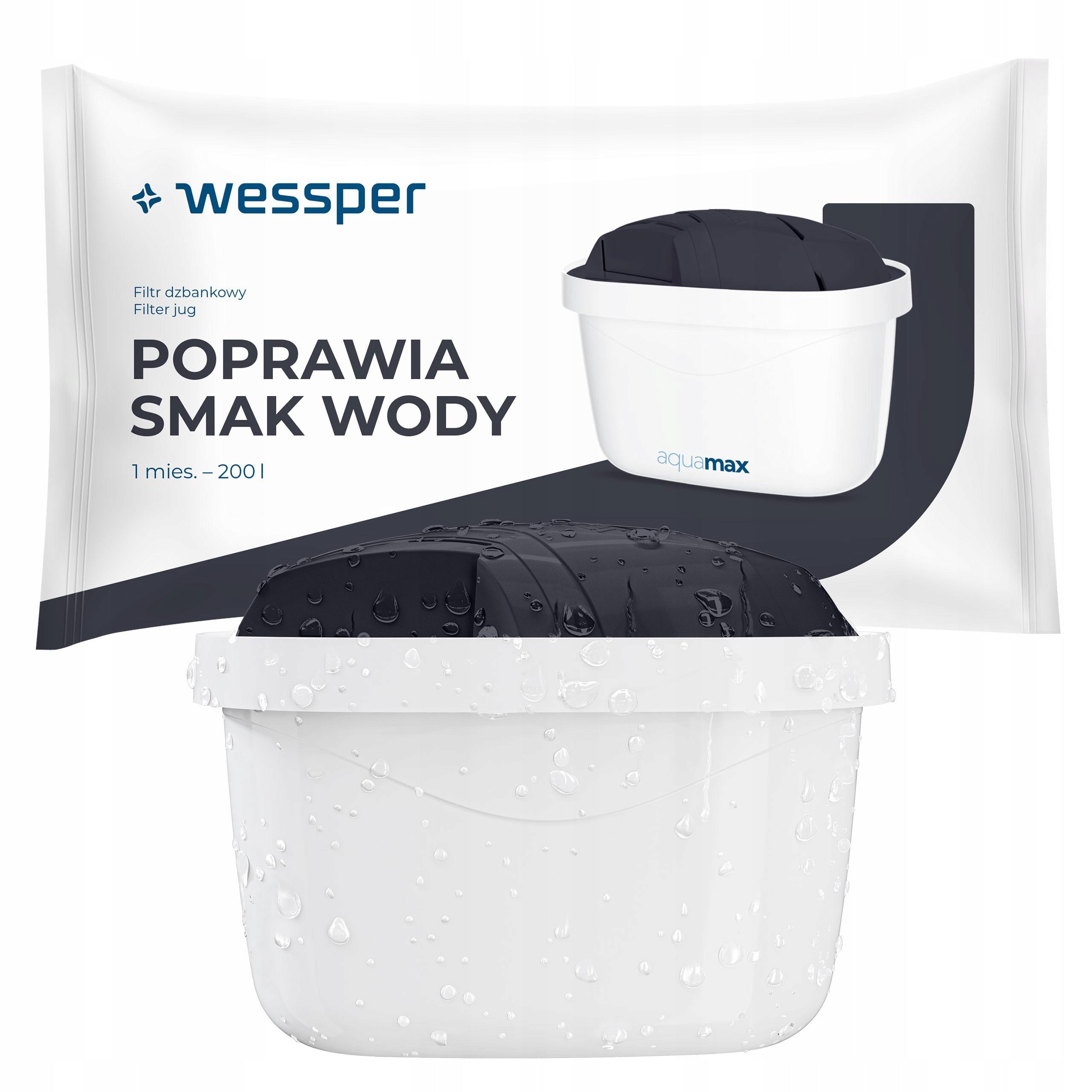 Filter Wessper aquamax Sport for filter jug Brita glass 1 piece