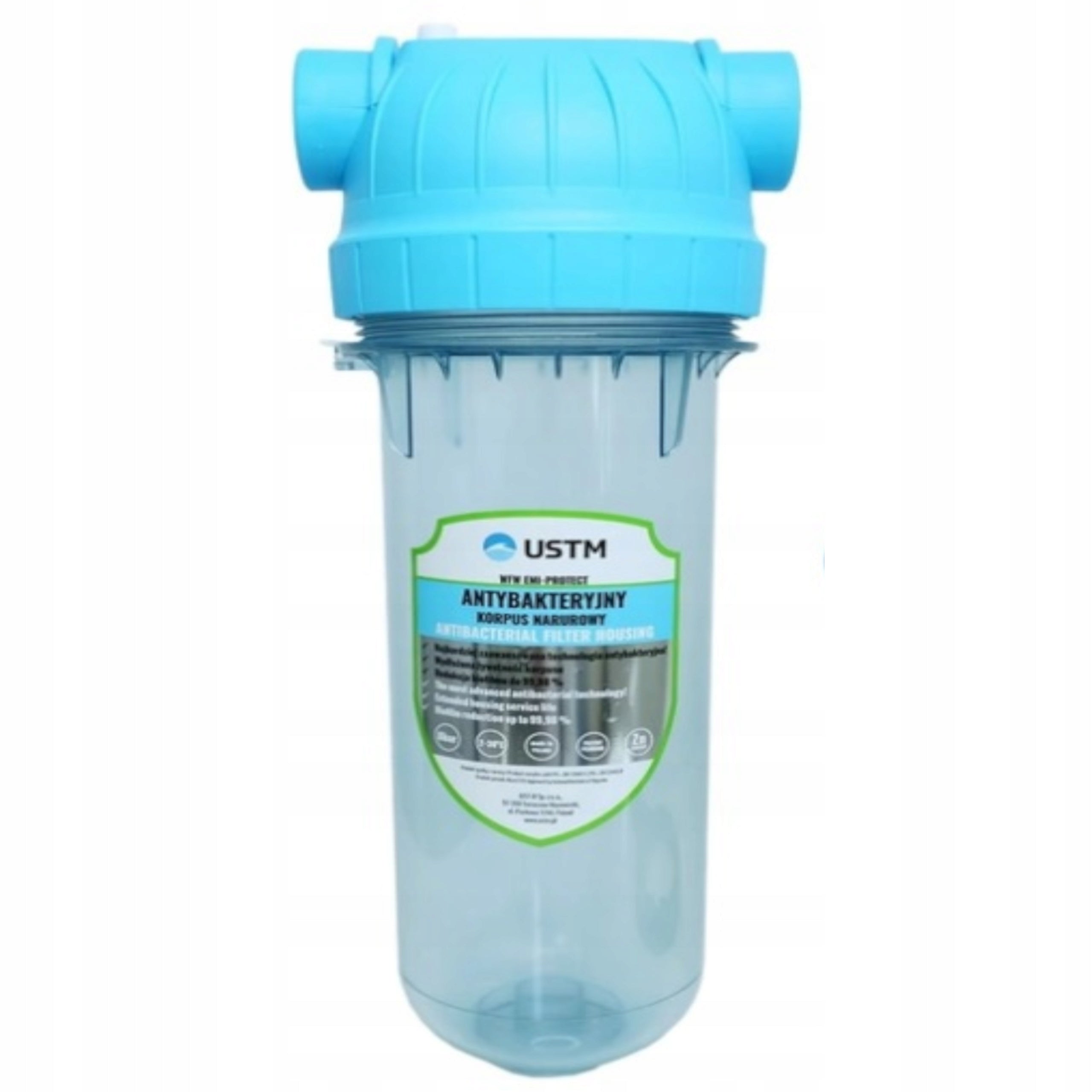 Filter body 10" Emi Protect antibacterial connection 1" + key + handle Manufacturer code WFW 1 EMI PROTECT KPL