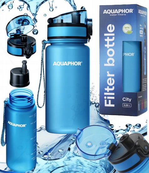 Filter bottle Aquaphor City 0,350 ml blue Brand Aquaphor