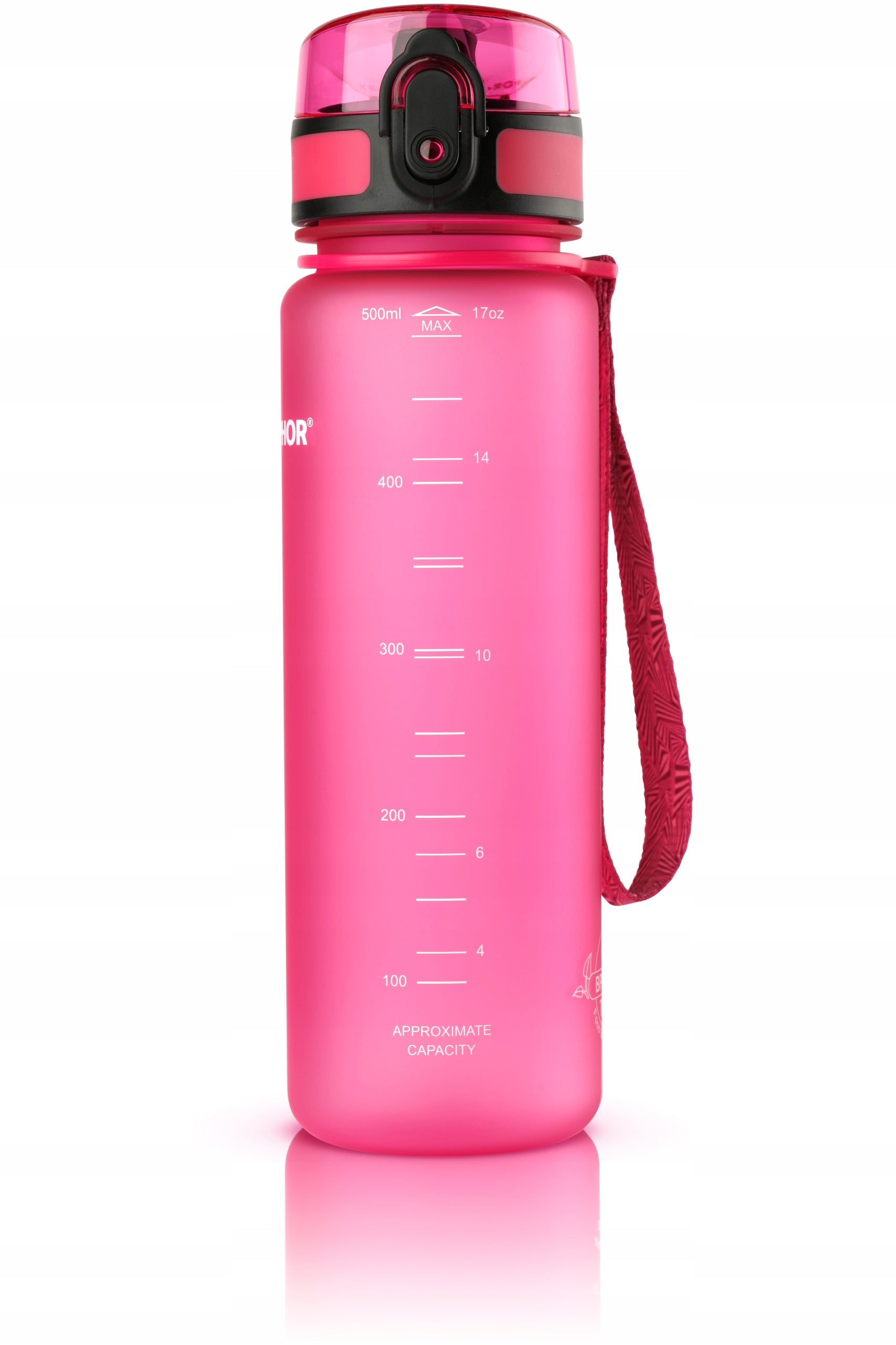 Filter bottle Bottle AQUAPHOR City 500 ml Pink Set of 2 filters Manufacturer code City