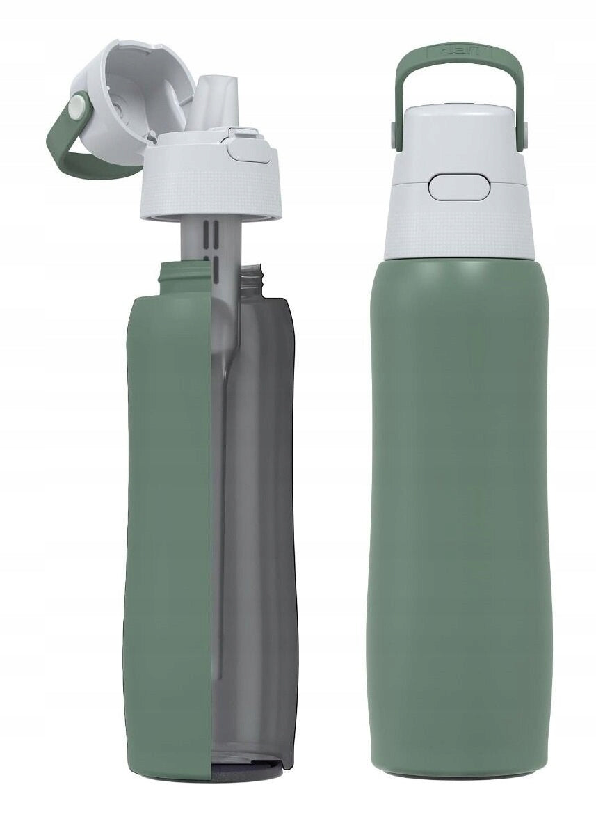 Filter bottle DAFI Solid Steel 800 ml Green Model Solid Steel