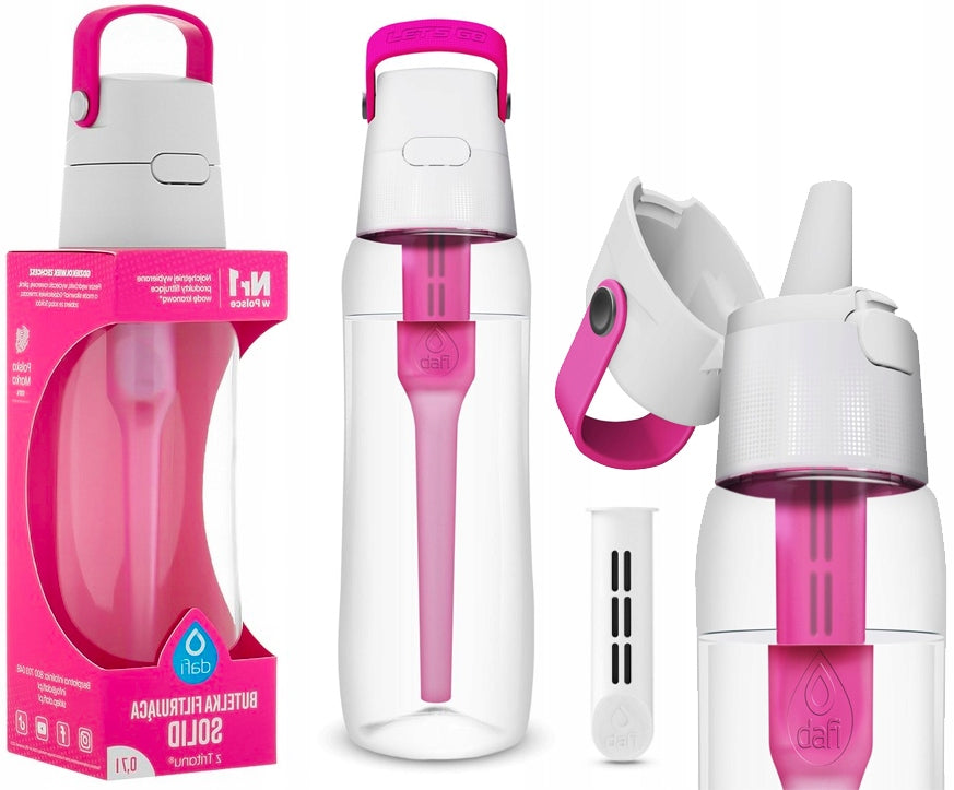 Filter bottle Dafi SOLID 0,7l PINK TRITAN EAN (GTIN) 5902668017527