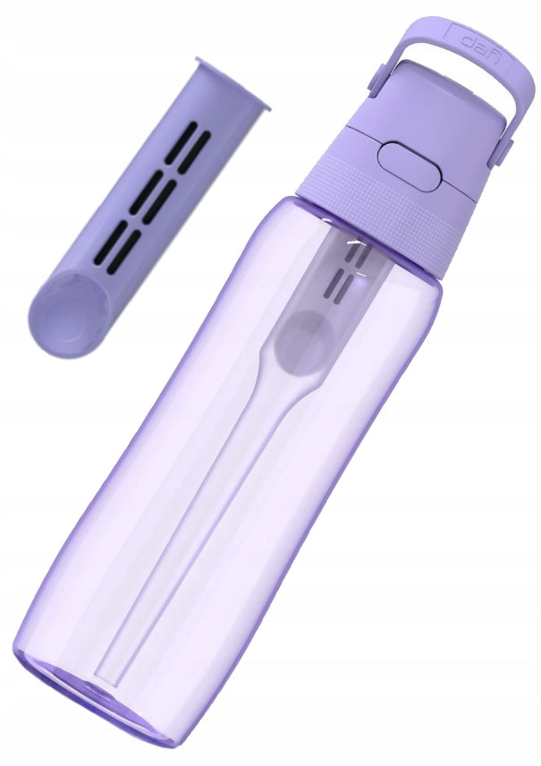 Filter bottle Dafi SOLID 0,7l lavender tinted + filter + BRUSH Manufacturer code D.BUT.FIL.SOLID.0.7.FIT.LAV.P+szczoteczka