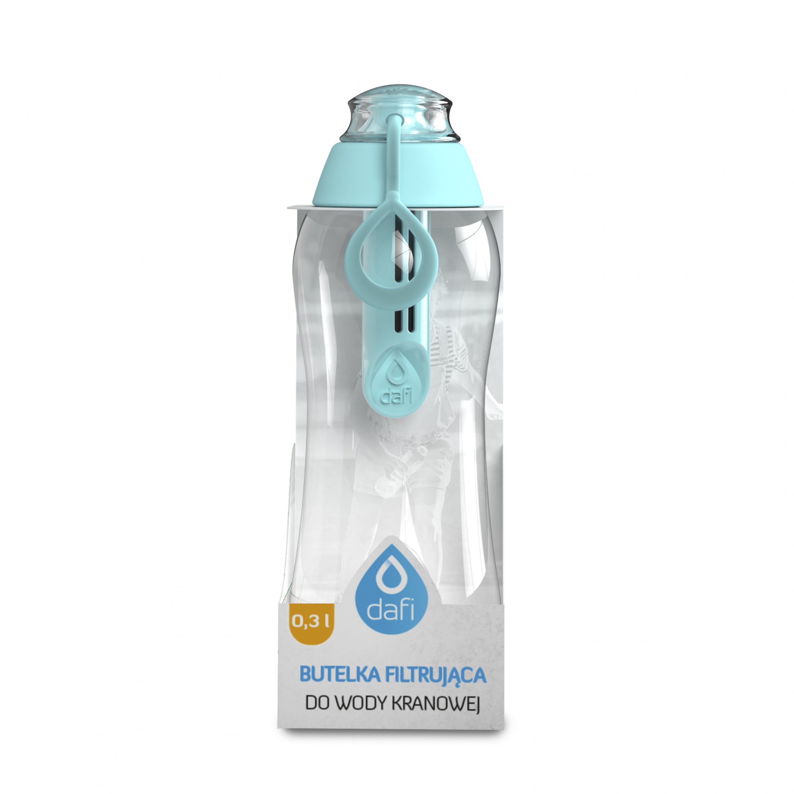 Filter bottle Dafi Soft 0.3 L 300 ml Mint with 1 BPA Free cartridge Manufacturer code POZ02431