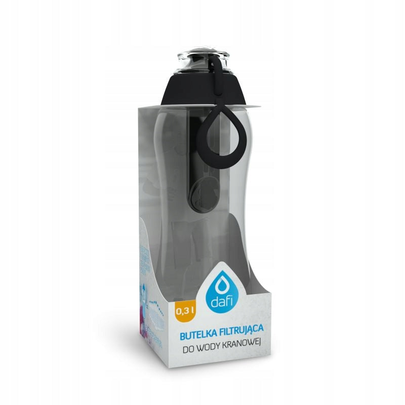 Filter bottle Dafi Soft 0.3 L Black with electronic indicator