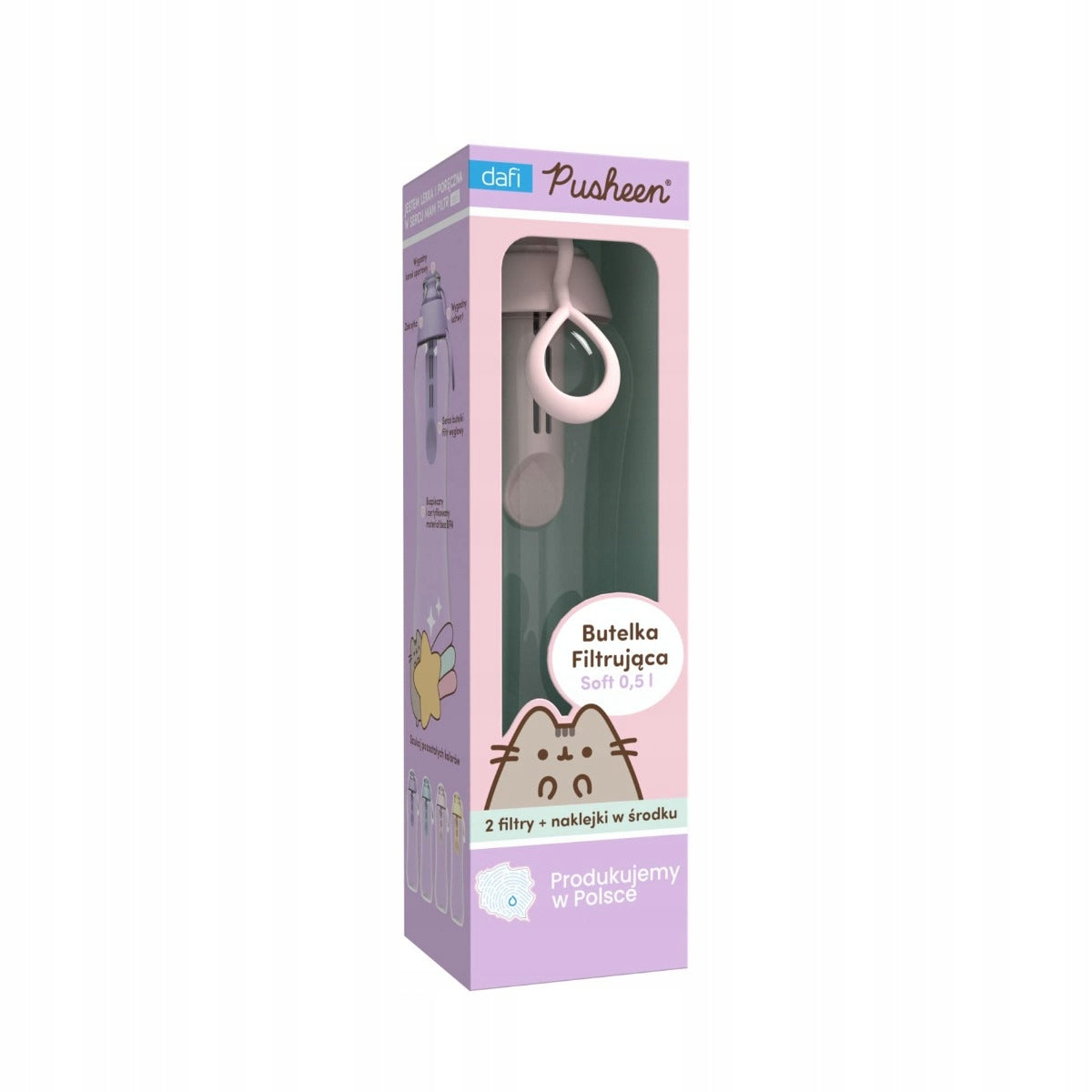 Filter bottle Dafi Soft 0,5 l pink Manufacturer code D.BUT.SOFT.0.5.2W.PS.NAK.BAB