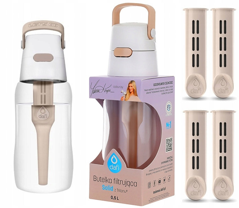 Filter bottle Dafi Solid 0,5 L Cappuccino + 4 FILTERS | Original Dafi