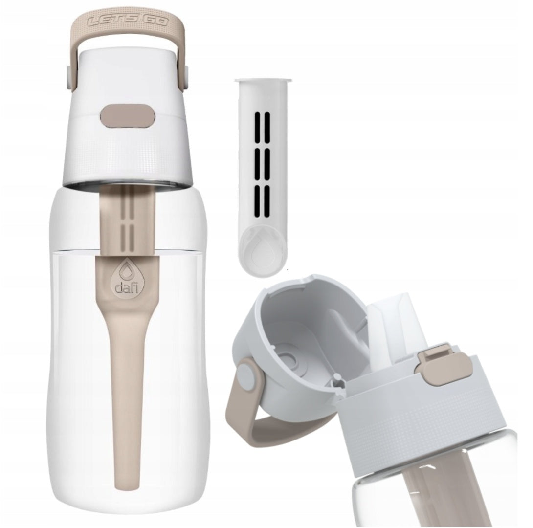 Filter bottle Dafi Solid 0.5 L Cappuccino/beige with filter