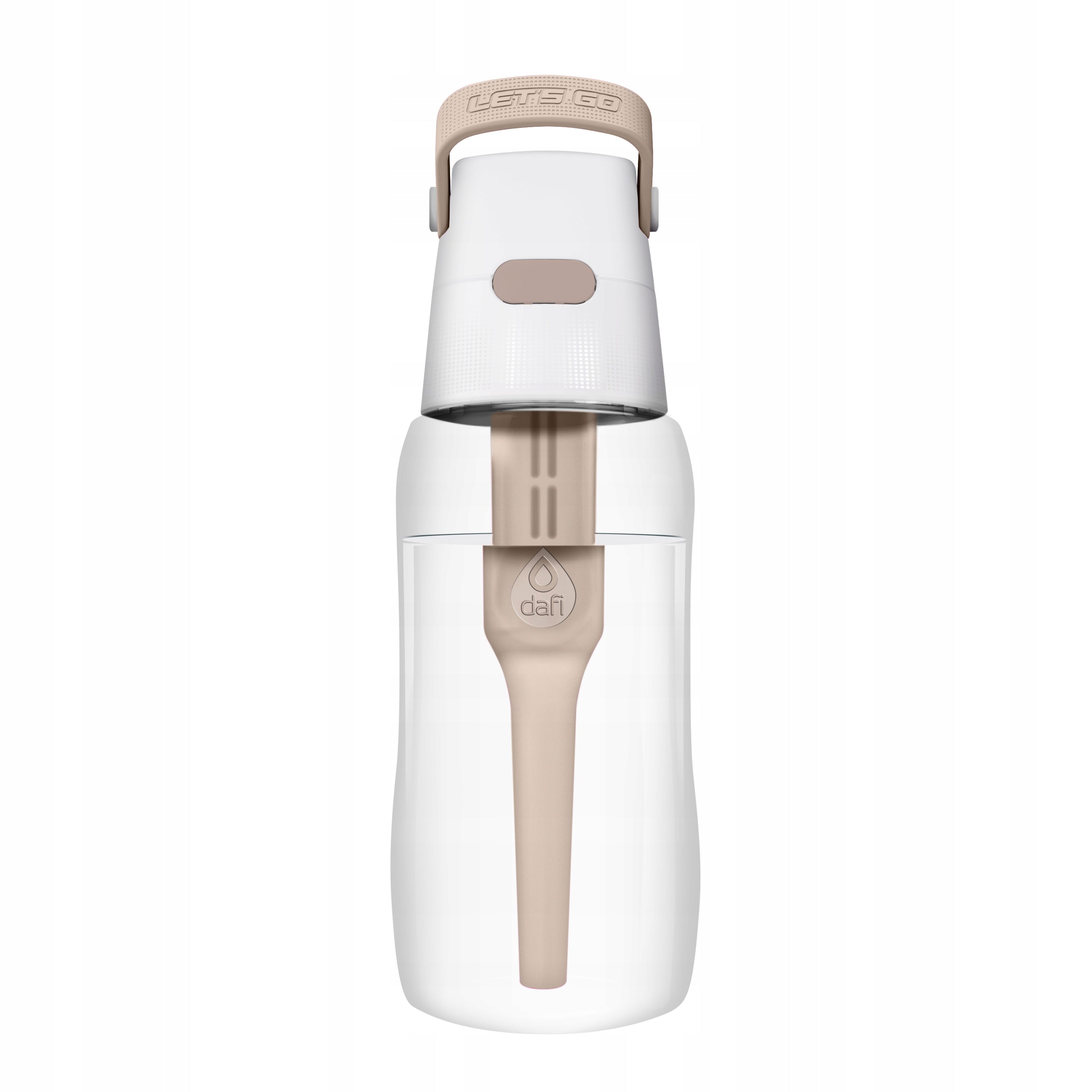 Filter bottle Dafi Solid 0,5 l beige/Cappuccino with 1 filter