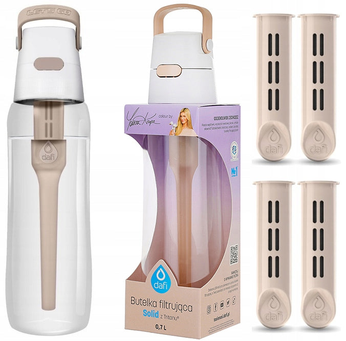 Filter bottle Dafi Solid 0,7l Cappuccino + 4 FILTERS
