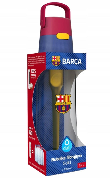 Filter bottle Dafi Solid FC Barcelona 0,7l With FCB crest and stickers EAN (GTIN) 5906599504972
