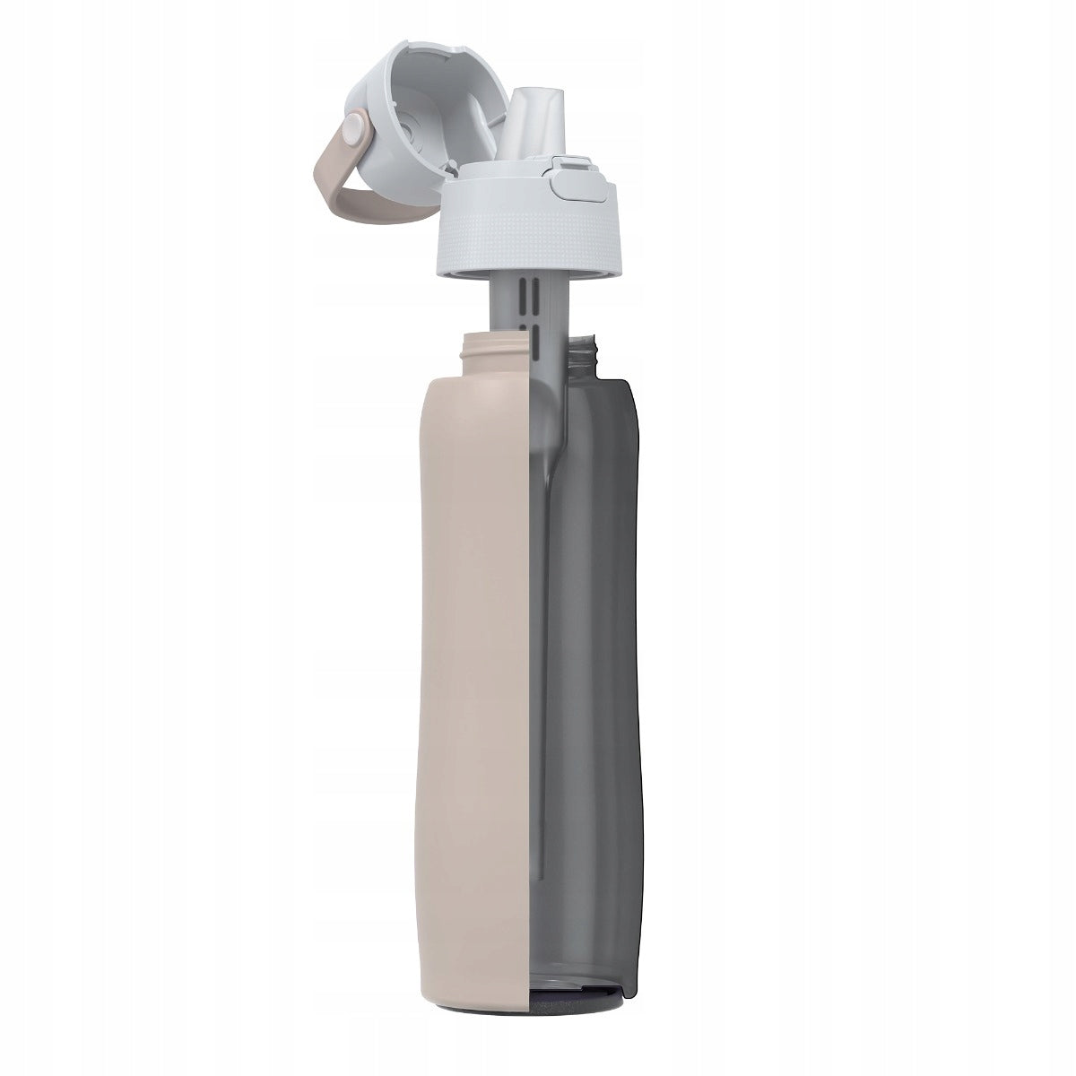 Filter bottle Dafi Solid Steel 0,8 l Colour Beige/Cappuccino Manufacturer code D.BUT.FIL.SOLID.0.8.STEEL.CAP.P