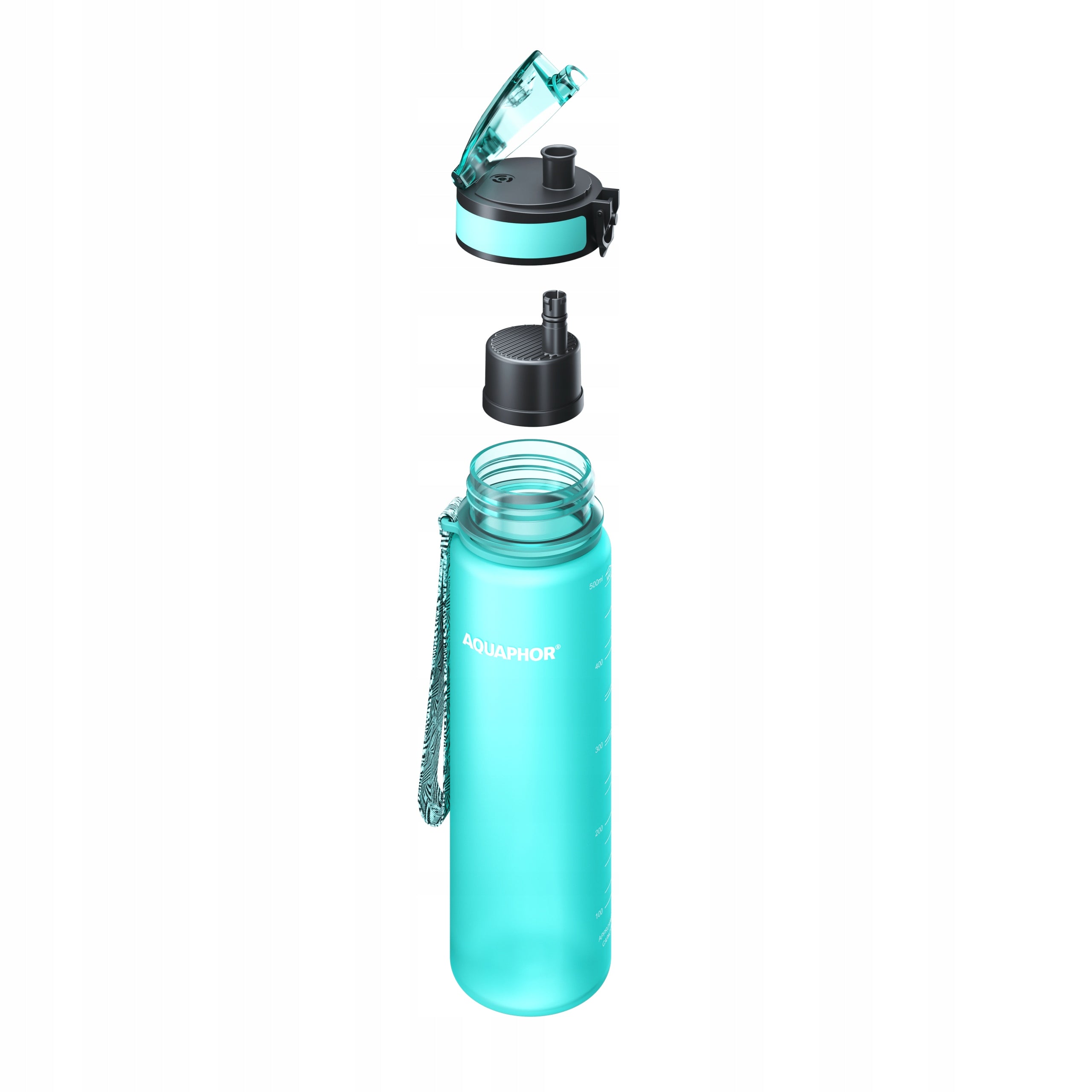 Filter bottle Water bottle 0,5L Aquaphor City Mint for school, work EAN (GTIN) 5903829400592