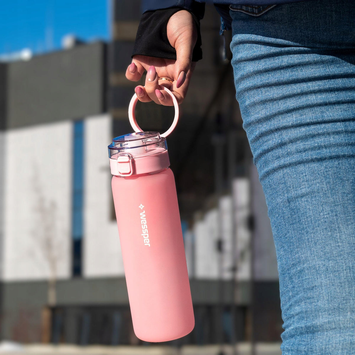 Filter bottle Wessper ActiveMax Clarti Glass 0,68l + 5x carbon filter Manufacturer code WES264-PK_2_WES263-FW
