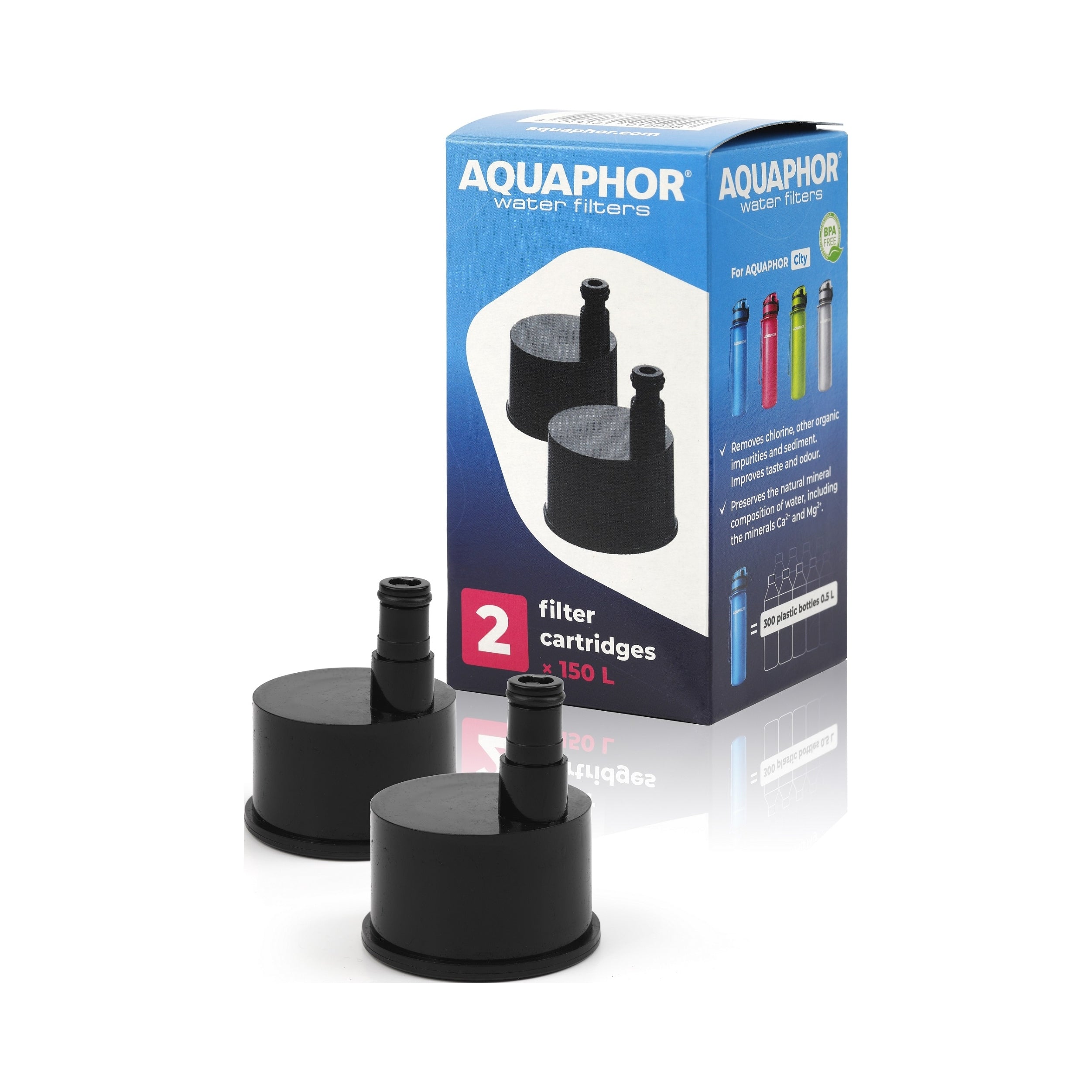 Filter cartridge for bottle Aquaphor City 2 pcs. Brand Aquaphor