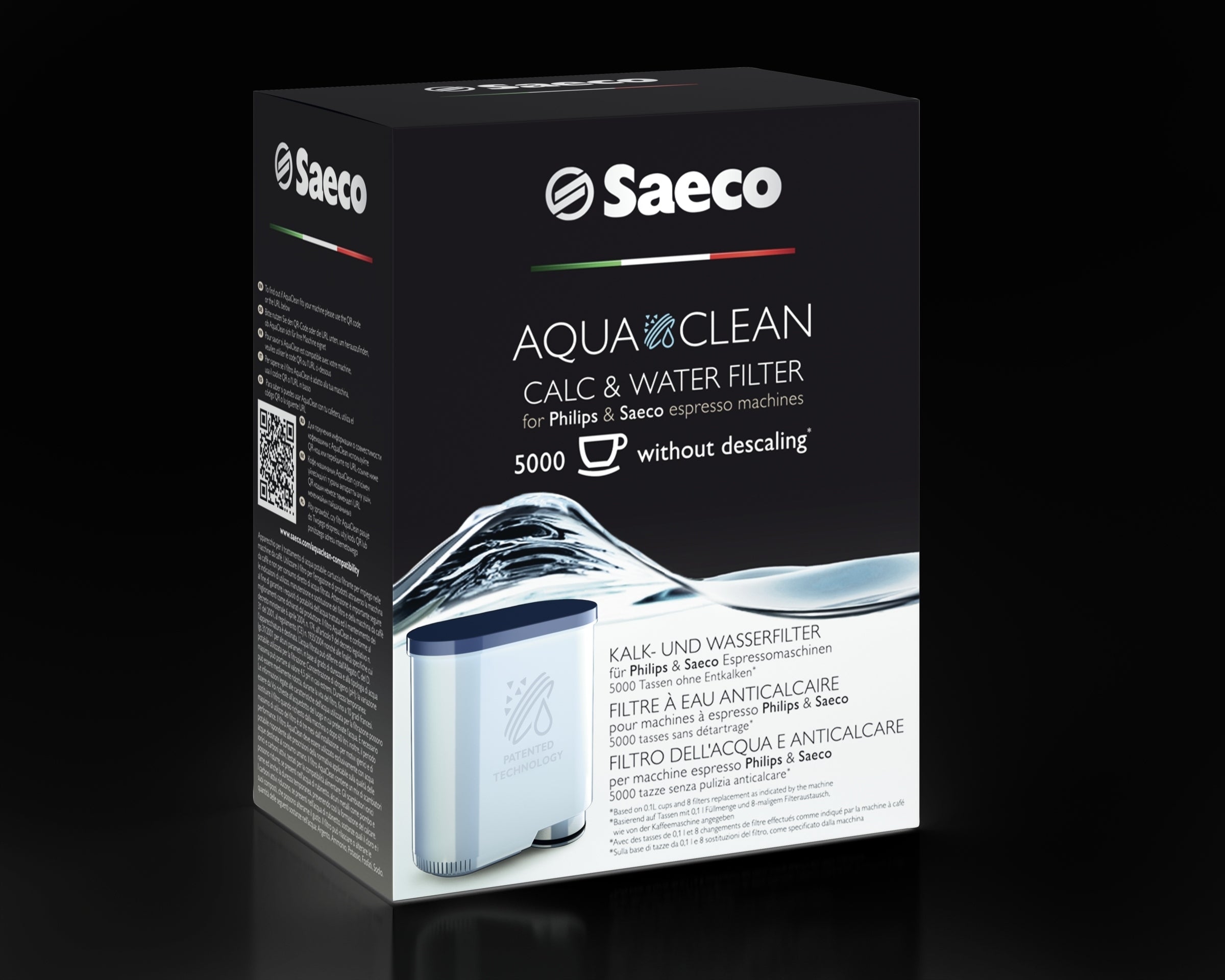 Filter for pressure machine Saeco Philips CA6903/00 AquaClean 1 piece Packaging status original