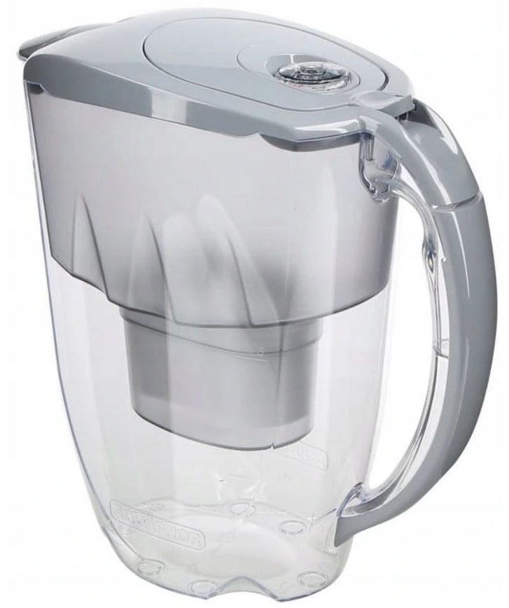 Filter jug Aquaphor Jasper 2,8 l silver/grey 4 cartridges Manufacturer code Jasper 2.8 l