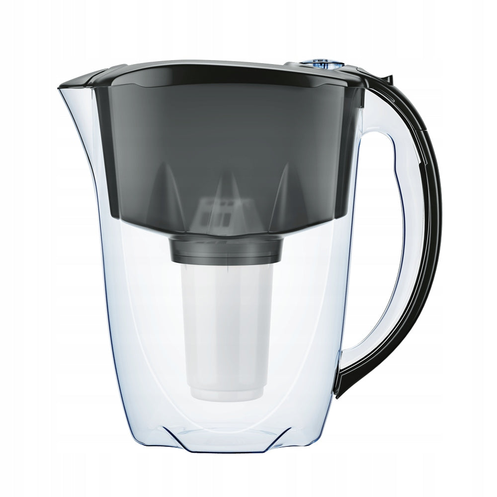 Filter jug Aquaphor Prestige 2.8 l with 6 cartridges A5 Mg, black Product height 30 cm