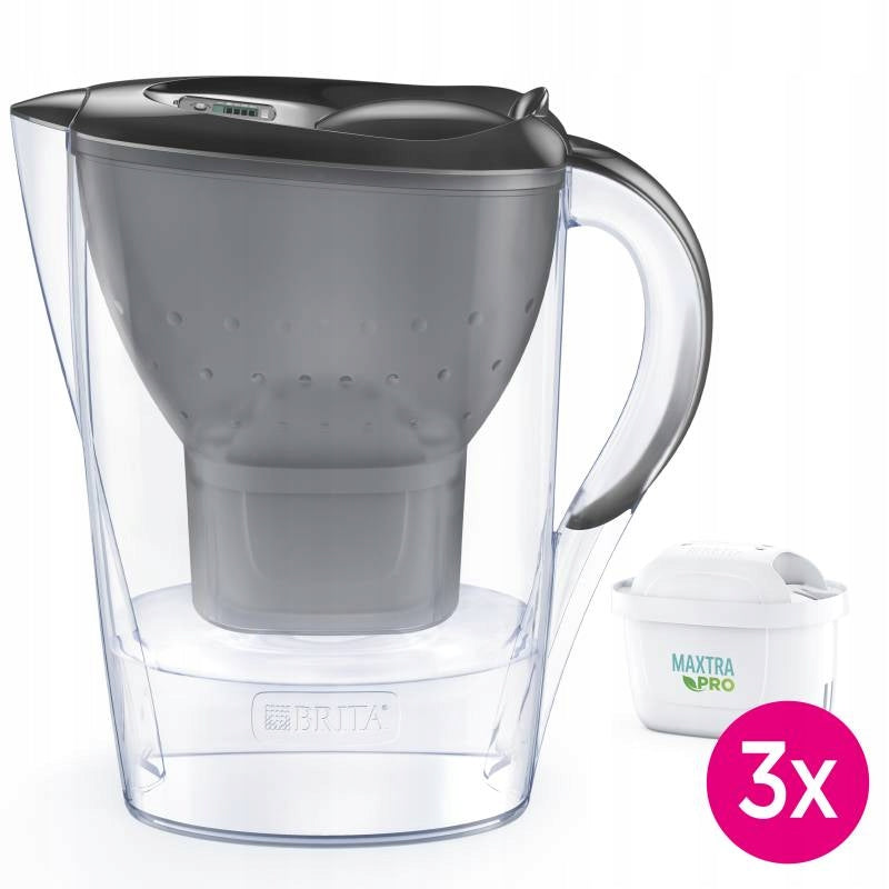 Filter jug Brita Marella 2,4L graphite with 3 filters Brita MAXTRA PRO Manufacturer code MarellaPlus grafit