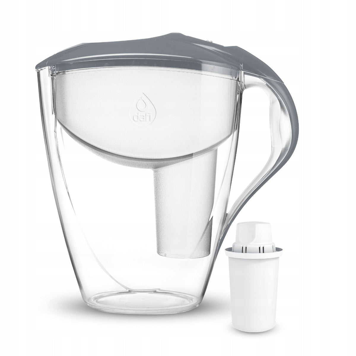 Filter jug Dafi ASTRA 3l grey steel
