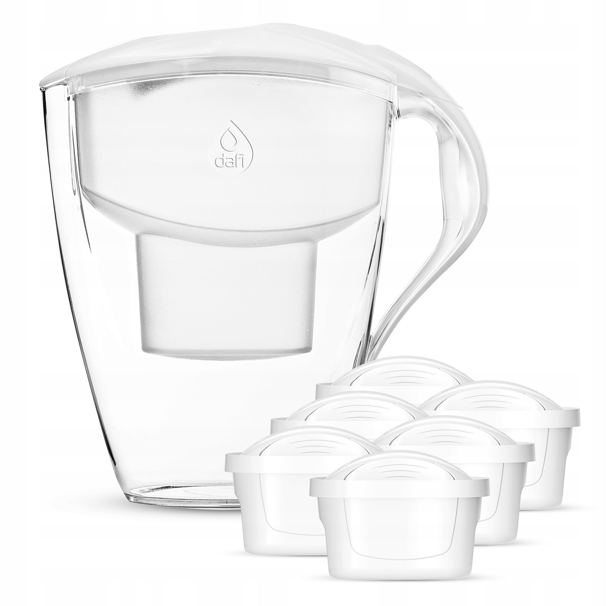Filter jug Dafi ASTRA LED 3l + 6 unimax filters Colour White