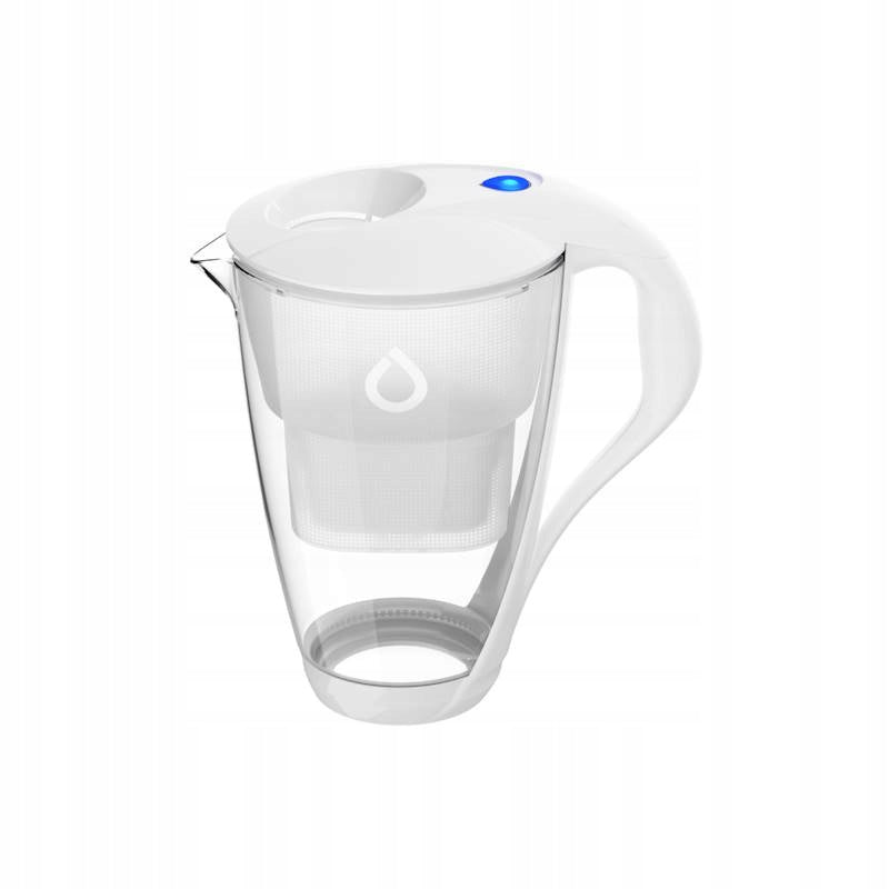 Filter jug Dafi Crystal glass 2 L White with Unimax LED filter Manufacturer code D.FO.DAFI.SZKLANY.LED.UM.BIA.P