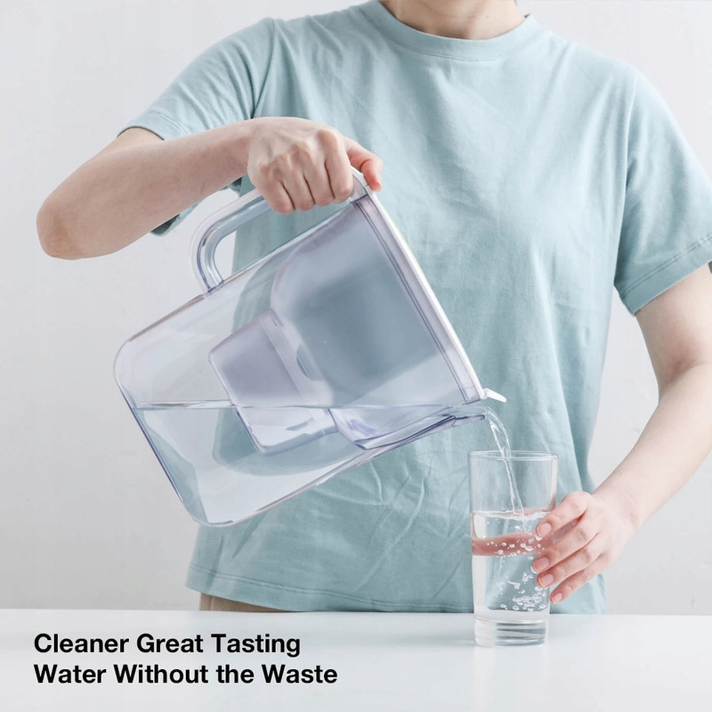 Filter jug Freco by Bluetech 4 l | LCD Timer | 3 Filters included Manufacturer code Waterdrop Dzbanek filtrujący wodę (4 l), dzba