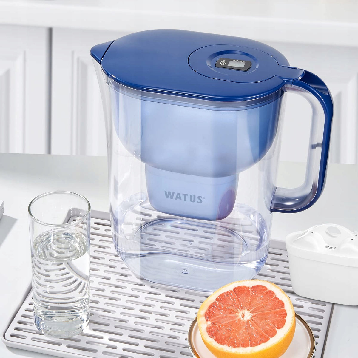 Filter jug Watus 3,8 l blue with cartridge Manufacturer code 3.8L