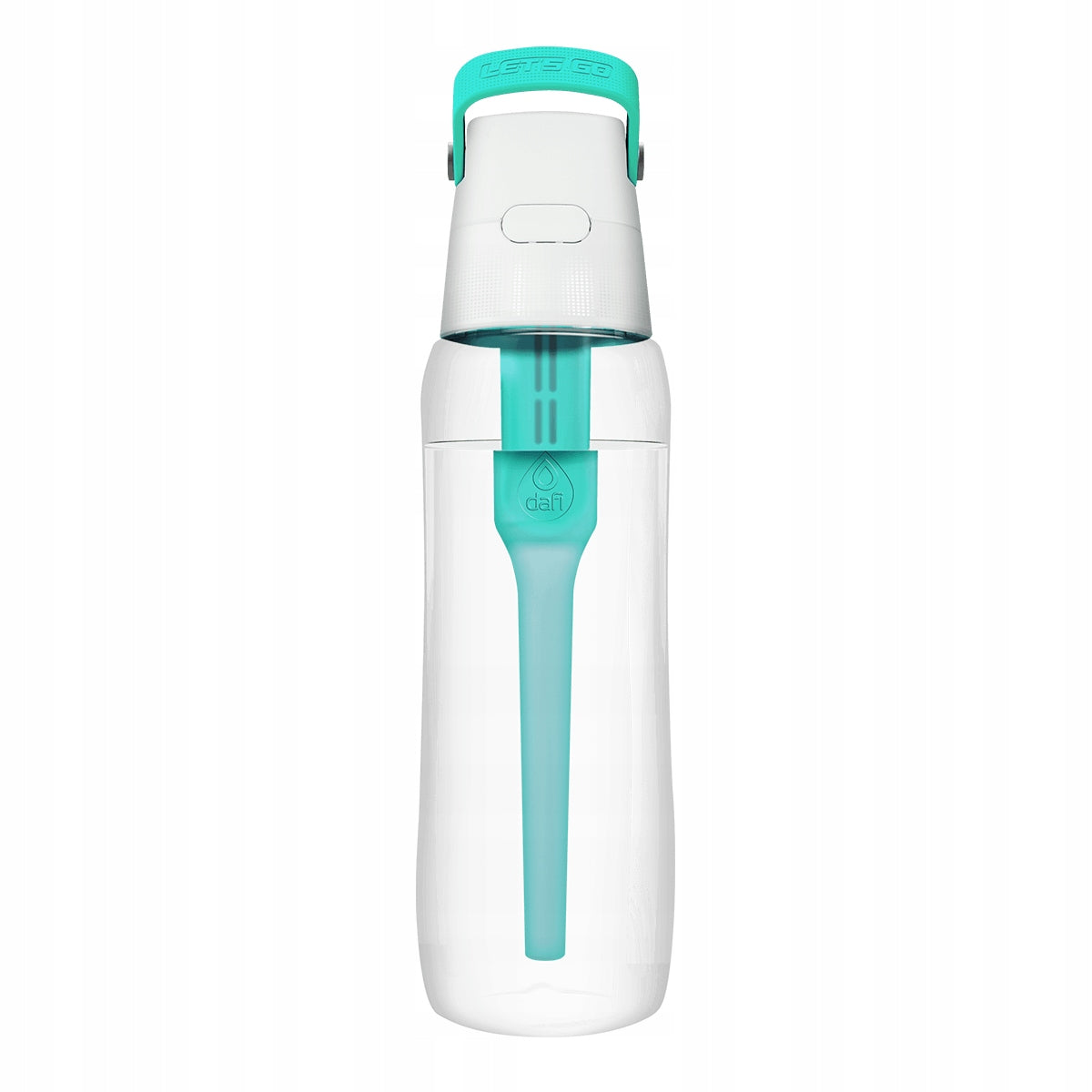 Filter water bottle 0,7 l Dafi SOLID turquoise green with 1 filter