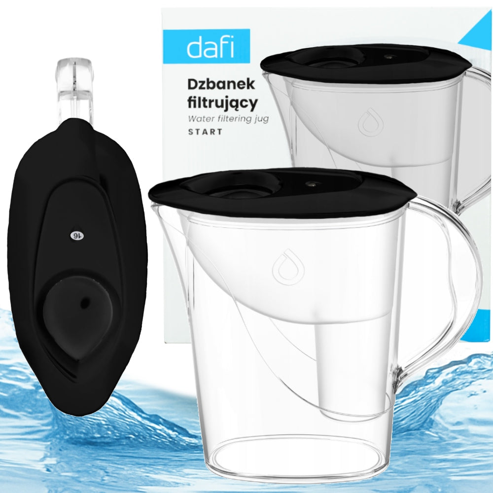 Filter water jug Dafi Start 2,4l black