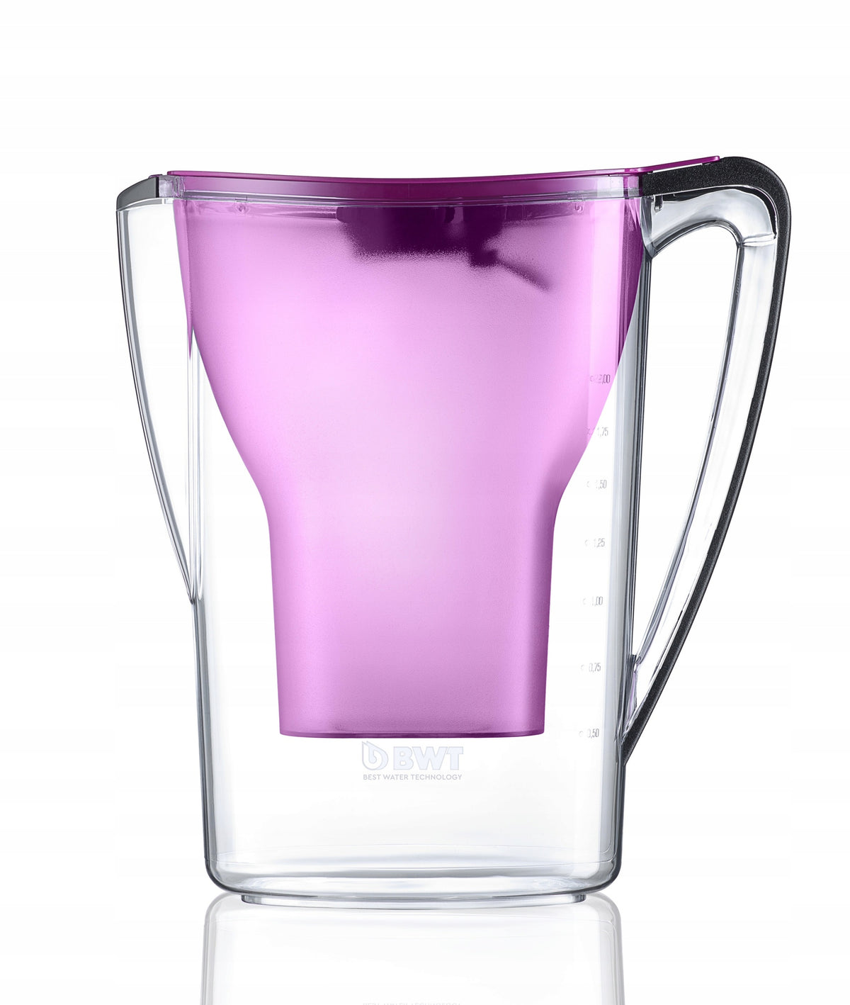 Filtrační konvice na vodu BWT Penguin MEI 2,7l fialová + 1x filtr Mg2+