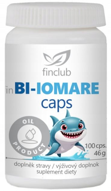 Finclub 100 pcs fin Bi-iomare caps Greenland shark liver oil