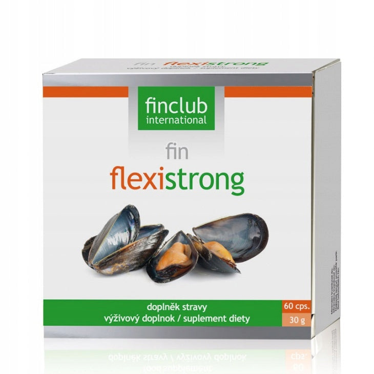 Finclub Fin Flexistrong capsules 60 pcs. New Zealand mussel extract Manufacturer code 300122