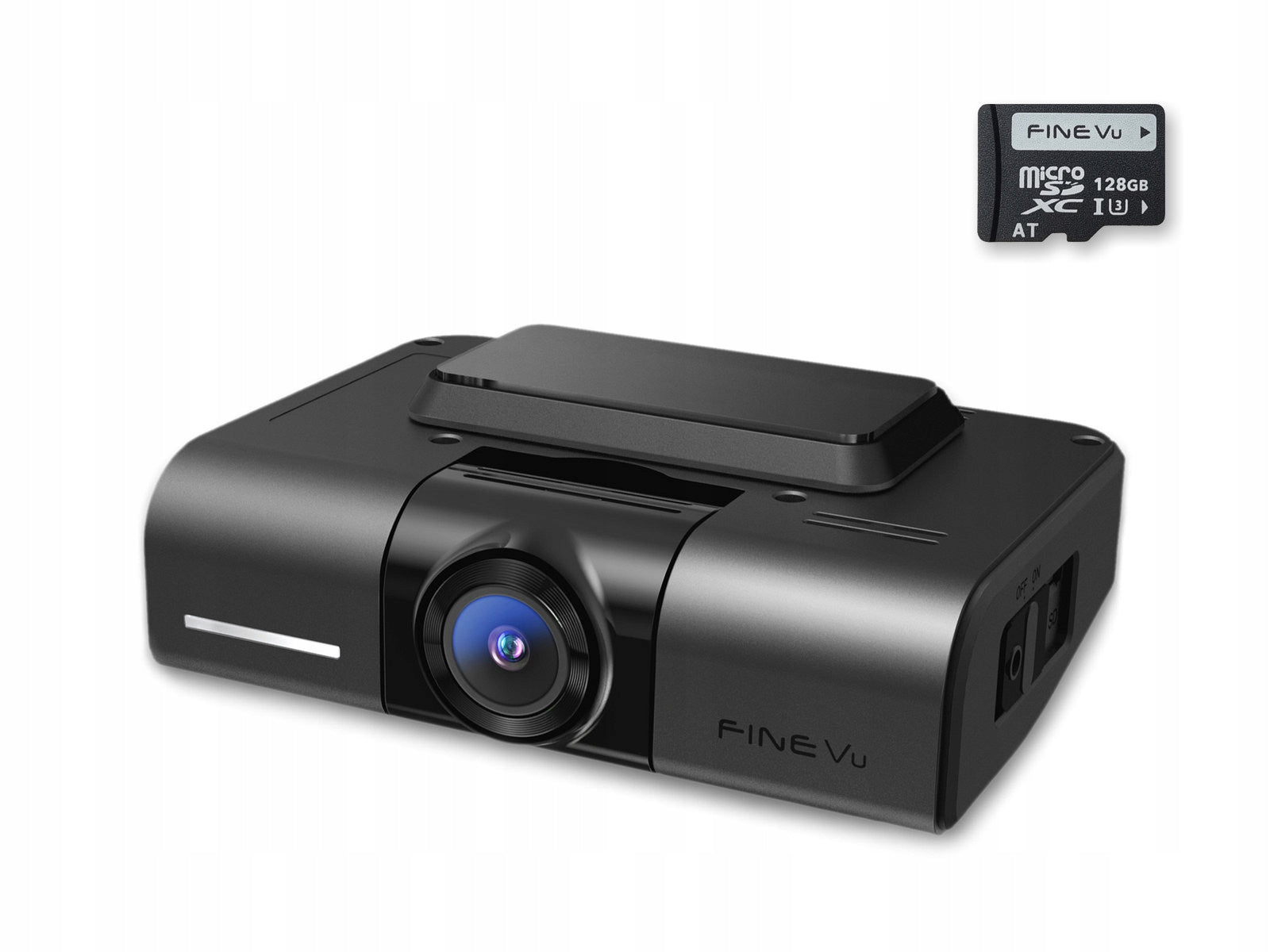 FineVu GX400 1CH /128GB DVR - QHD HDR Wi-Fi GPS Speed Camera, Parking Packaging status original