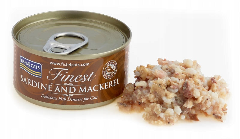 Finest Fish4Cats Sardine with Mackerel 70g Manufacturer code 5060084829695
